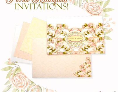 Floral Invitations that are Perfect for any Wedding