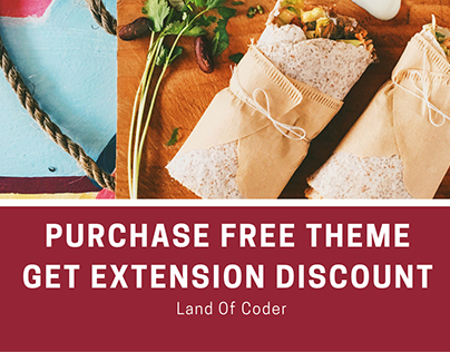 Purchase Free Theme - Get Extension Discount