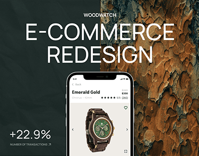 Woodwatch e-commerce redesign