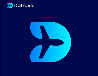 Logo design ,Datravel logo, branding, Brand identity