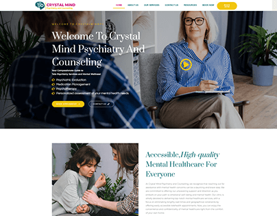 Therapy website design