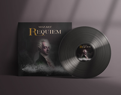 Mozart Requiem - Record Cover Design