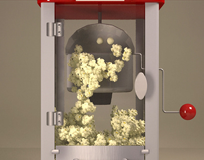 3D Design & Animation | Popcorn popper