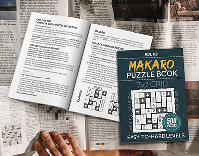 Makaro Puzzle Book For Adults, Vol 02