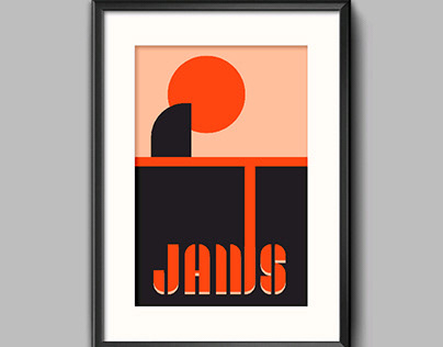 Bauhaus inspired poster design.