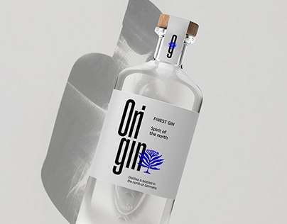Packaging for the AI-generated brand "ORIGIN"