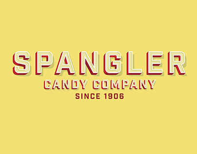 Spangler Candy Company Typography