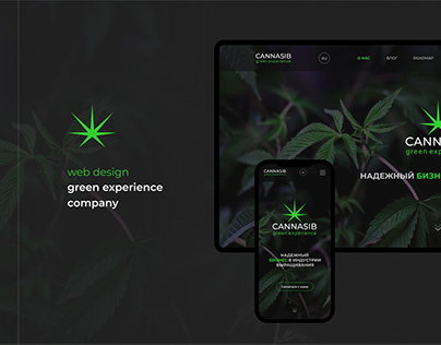 Web design for green experience company