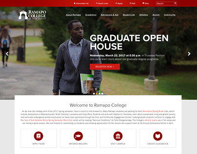 Ramapo College Website Redesign