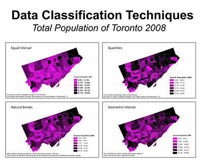Toronto Population - Choropleth Classification