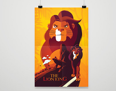 The Lion King, #Illustration #Posterdesign