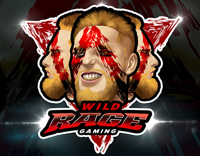 Wild Rage Gaming Logo Design