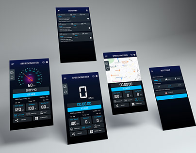 Speedometer GPS - App Design (UI/UX)