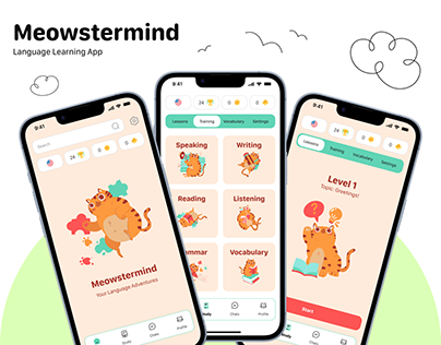Meowstermind Language Learning App