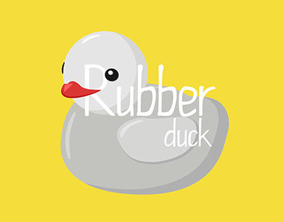 Rubber duck font