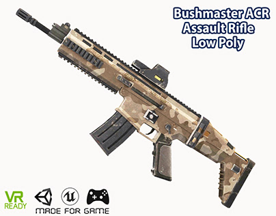 Bushmaster ACR Low Poly Model