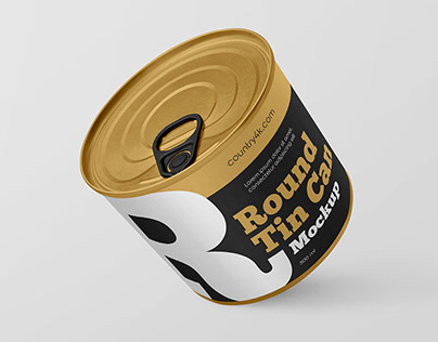 Download Tin Can Mockup Projects Photos Videos Logos Illustrations And Branding On Behance PSD Mockup Templates