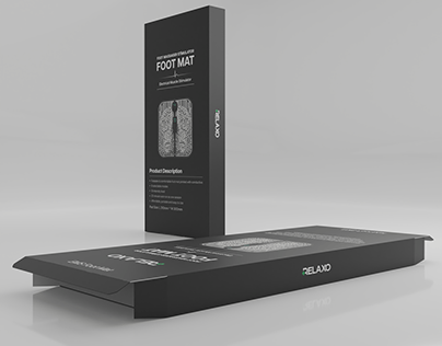 Relaxo Foot Mat Packaging Design