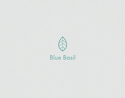 Blue Basil- Menu Design
