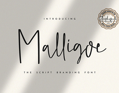 Malligoe - The Script Branding Font
