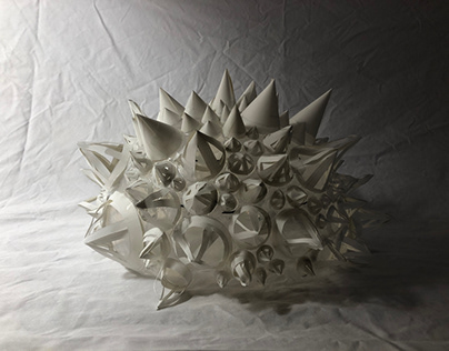 Nonobjective Paper Sculpture