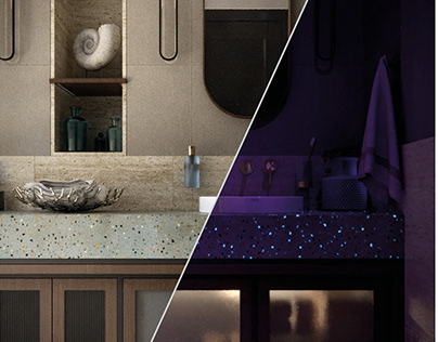 CGI: Star-Glow Bathroom design