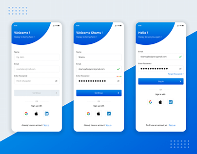Daily UI Challenge - Sign Up Screen