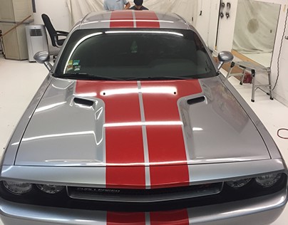 Silver Challenger – G2G Red Racing Stripes