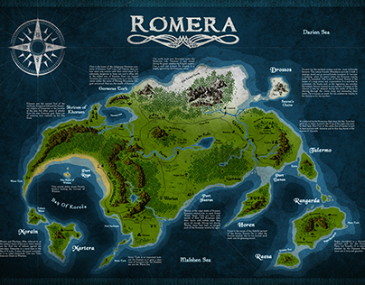 The map of Romera