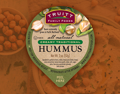 Retail Grocery Hummus Package Design