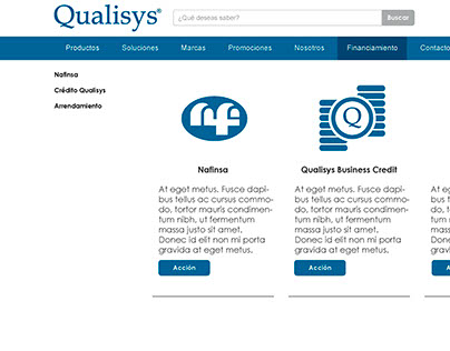 Qualisys Website Design