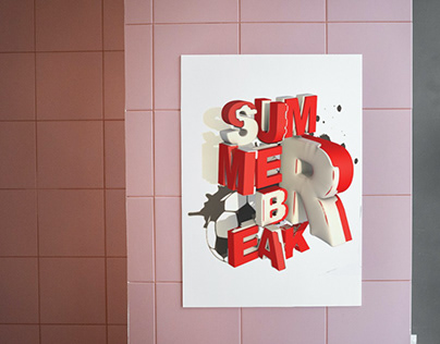 3D TYPOGRAPHY POSTER