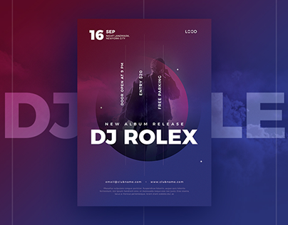 DJ Concert Flyer Design