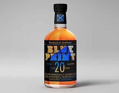 BluePrint Scotch Whisky Label