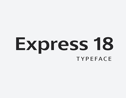 Express 18 | Typeface