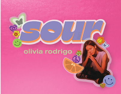 Sour - CD Cover Design