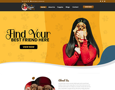 puppies Website | WIX Website design