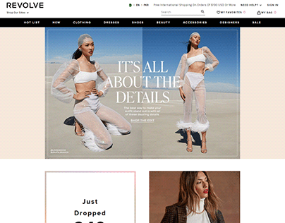 Clothing Brand Shop Website