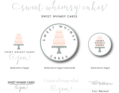 Sweet Whimsy Cakes Branding Package