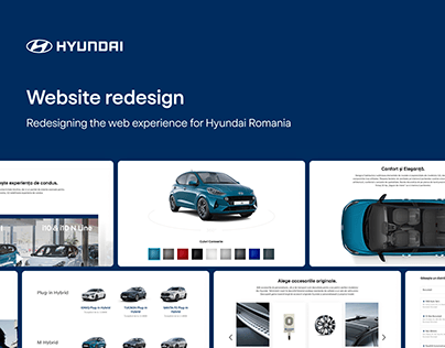 Hyundai Romania - Web UX/UI Redesign