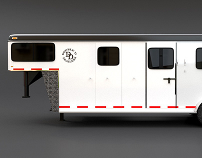 3D Product Modelling | Horse Trailers | Double Trailers
