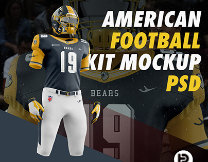 American Football Kit Mockup V1