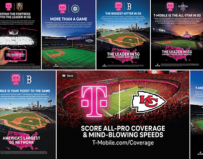 T-Mobile Pocket Ads - MLB / NFL / NHL (2020-2021)
