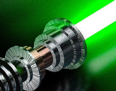 Return of the Jedi Lightsaber 3D Model