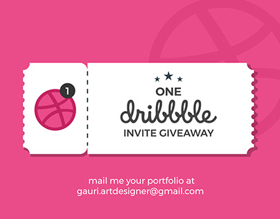 One Dribbble Invite GIveaway