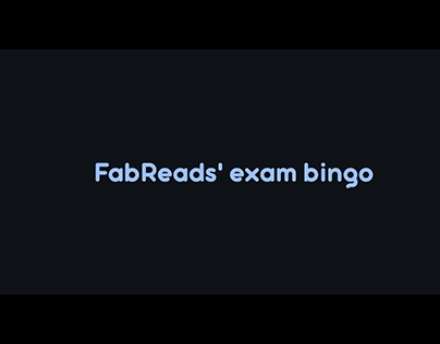 FabReads Exam bingo