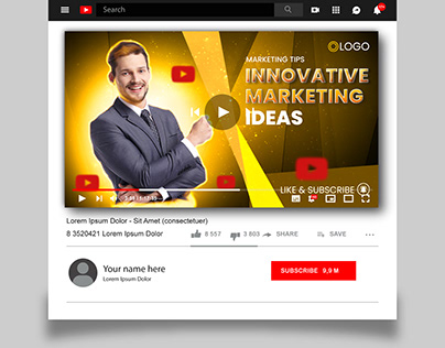 Professional Corporate YouTube Thumbnail Design