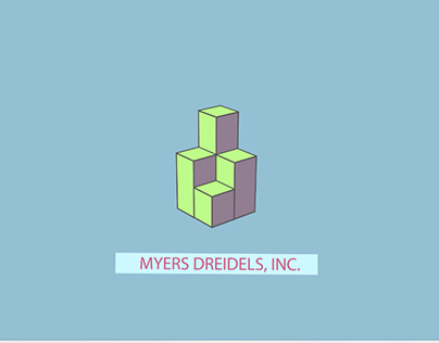 Myres Dreidels(Fake 3d logo Animation)