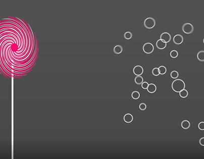 Wiggling bubble animation