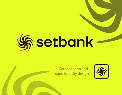 Setbank logo design branding